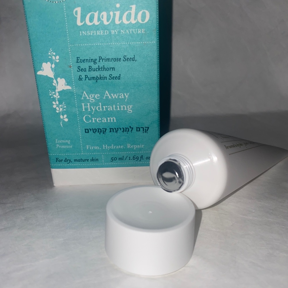 LAVIDO Age Away Hydrating Cream For Mature Dry Skin 1.69oz $55 CLEAN BEAUTY NIB - Picture 4 of 6